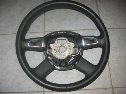 Руль для Ауди А6C6 4F (2005-2010) чёрный б/у