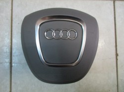 Безопасность в руль для Ауди A6C6 (2005-2010)  серая 3 спицы.б/у